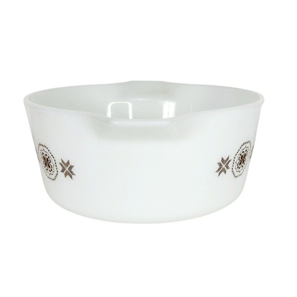 Vintage 60s Pyrex Town & Country 1 qt and 2.5 qt Round Casserole Dish Set of Two - Picture 14 of 16